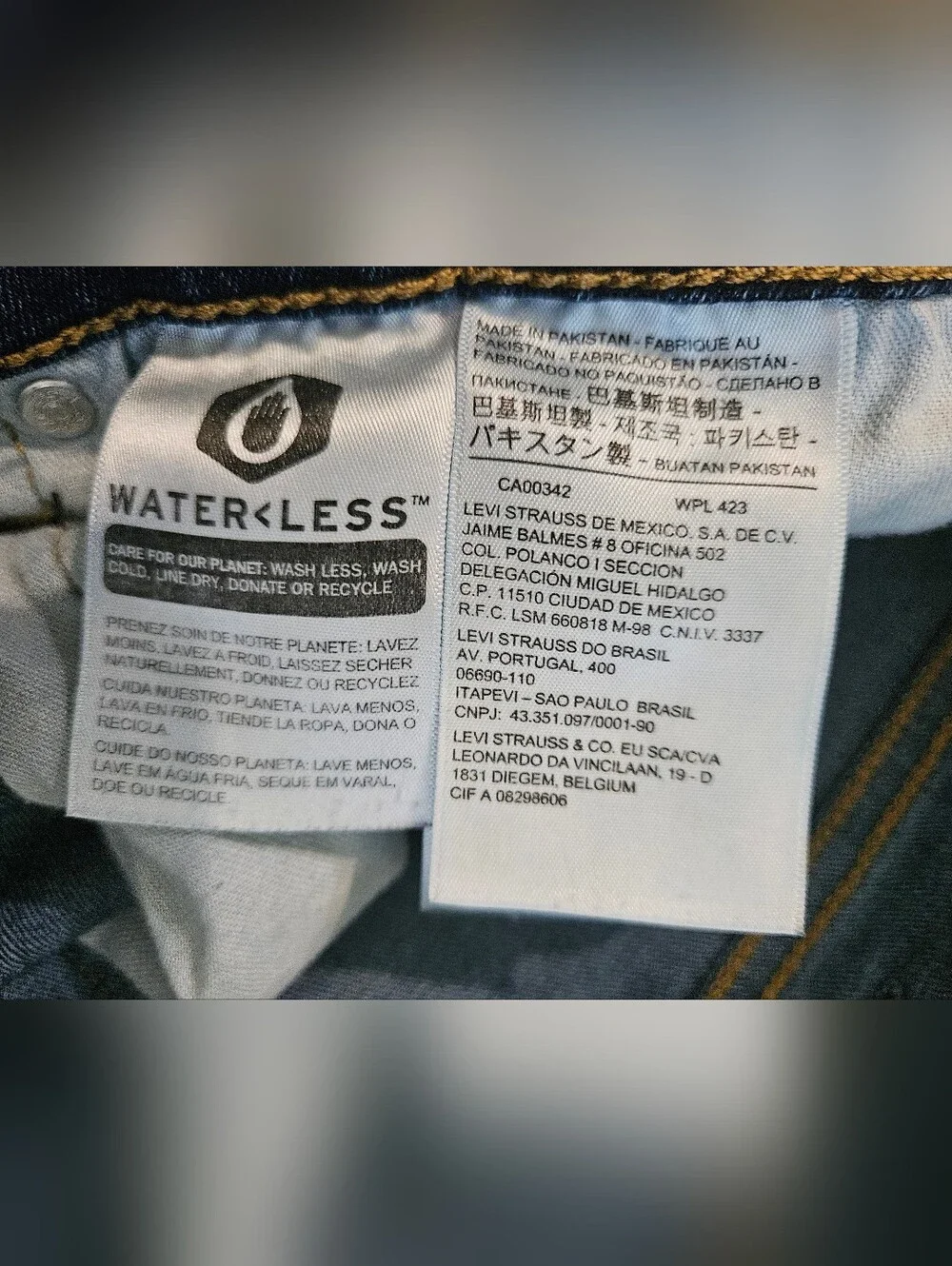Levi's Men's Medium/Dark Wash 511 Jeans 40x30